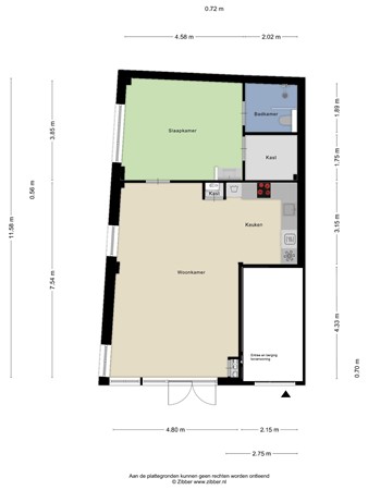 Plattegrond - Rimmelandstraat 11, 4461 KZ Goes - 188011924_1669904_rimme_begane_ grond Rimmelandstraat 11 Goes beg.jpg